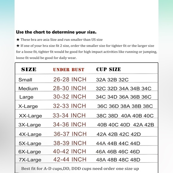 🆕Regular and Plus Size High Support Push Up Zip Front Close Padded Sports Bra - Picture 4 of 4